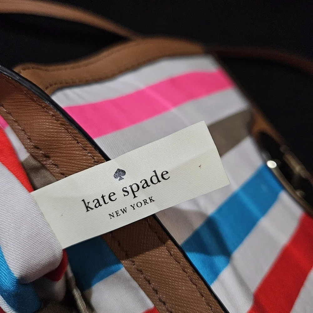 Kate Spade Sally Newberry Lane Leather Camel Brown Color Crossbody